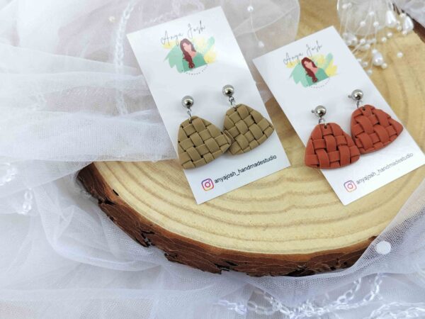 Textured Weave Earrings